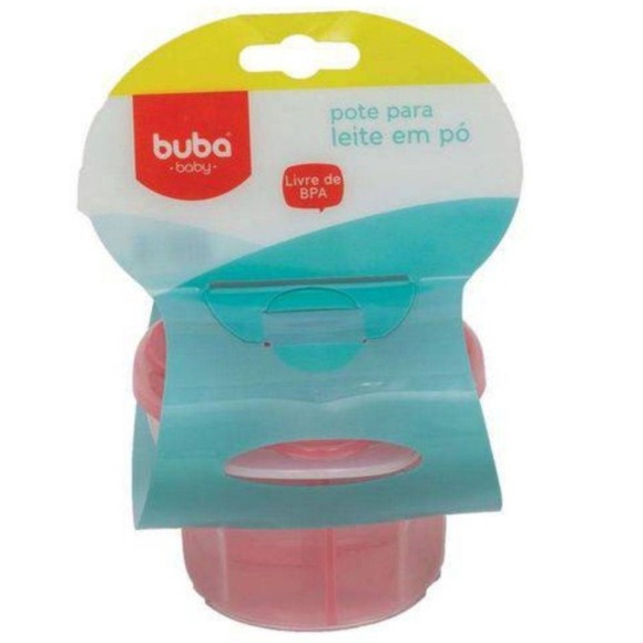 BUBA POTE PARA LEITE EM PÓ ROSA