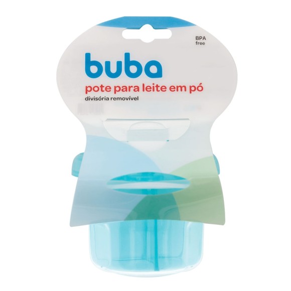 BUBA POTE PARA LEITE EM PO AZUL