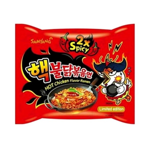 HOT CHICKEN FLAVOR RAMEN PACOTE 100G