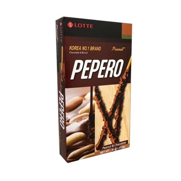 PEPERO BISCOITO PALITO GOLDEN CRUNCHY AMENDOIM E PRETZEL 32G