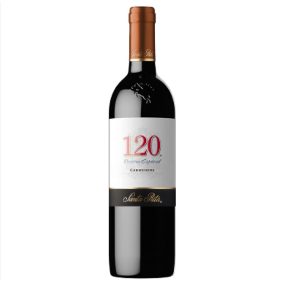 Vinho Santa Rita 120 Reserva Especial Carménère Tinto 750ml