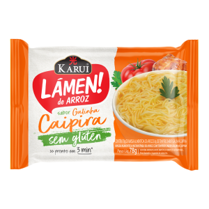KARUI LAMEN DE ARROZ SABOR GALINHA CAIPIRA 78G