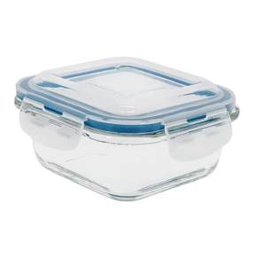 Pote de vidro com 4 travas e vedação de silicone OIKOS-800ML