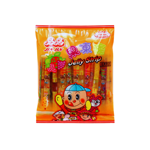 JIN JIN JELLY STRIP FRUTAS MISTAS 500G