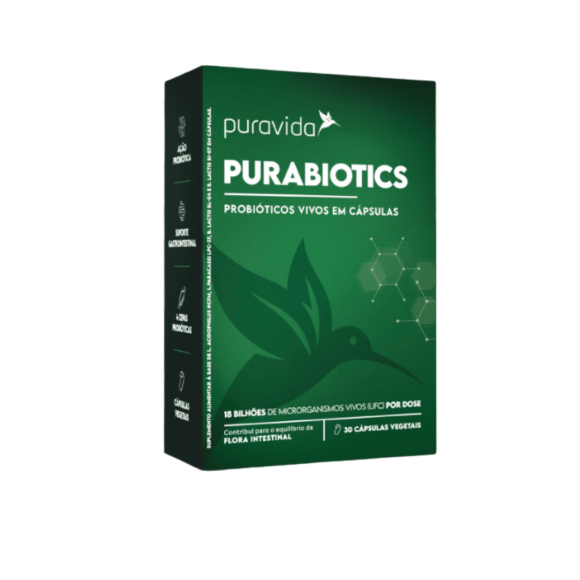 PURAVIDA PURABIOTICS PROBIOTICOS EM CAPSULAS 30 CAPSULAS