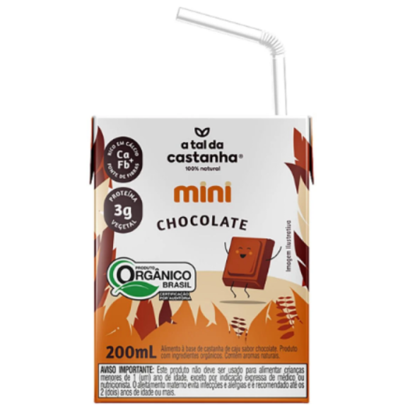 A TAL DA CASTANHA MINI CHOCOLATE 200ML