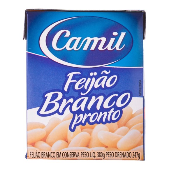 FEIJAO BRANCO PRONTO CAMIL, 380G