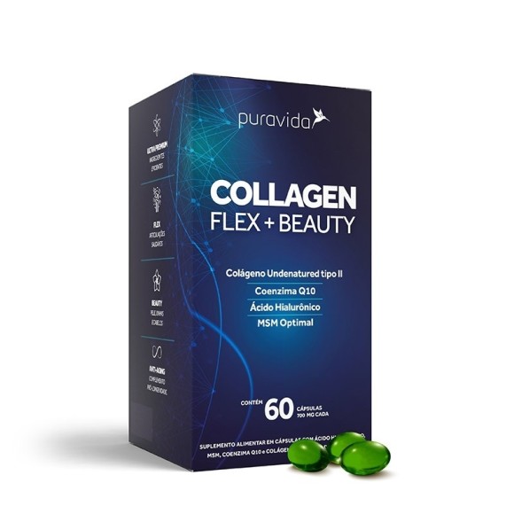 PURAVIDA COLLAGEN FLEX+ BEAUTY 60 CAPSULAS