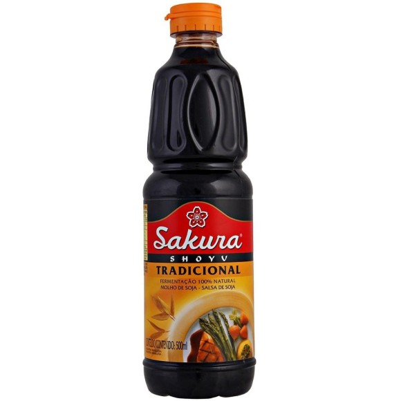 MOLHO DE SOJA SHOYU SAKURA TRADICIONAL 500ML