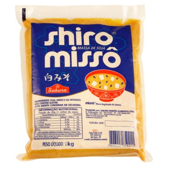 MASSA DE MISSÔ SHIRO SAKURA 1KG