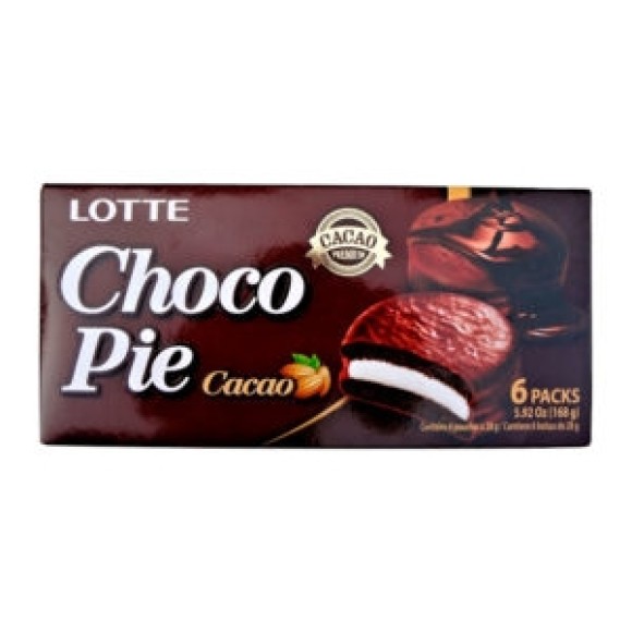 LOTTE CHOCO PIE CACAO 6UN 168G