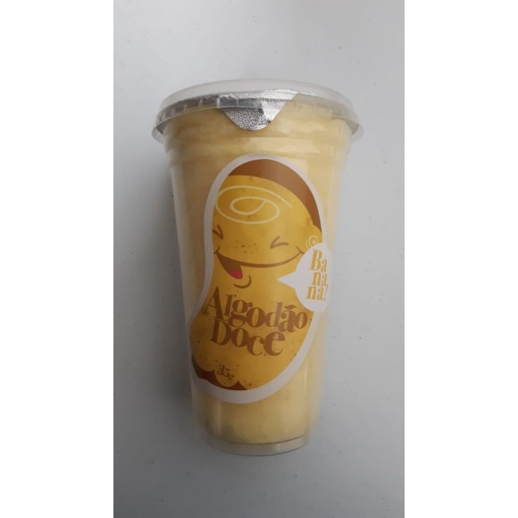 ALGODÃO DOCE SABOR BANANA 35G