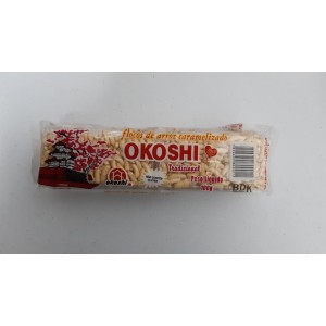 FLOCOS DE ARROZ CARAMELIZADO OKOSHI 100G