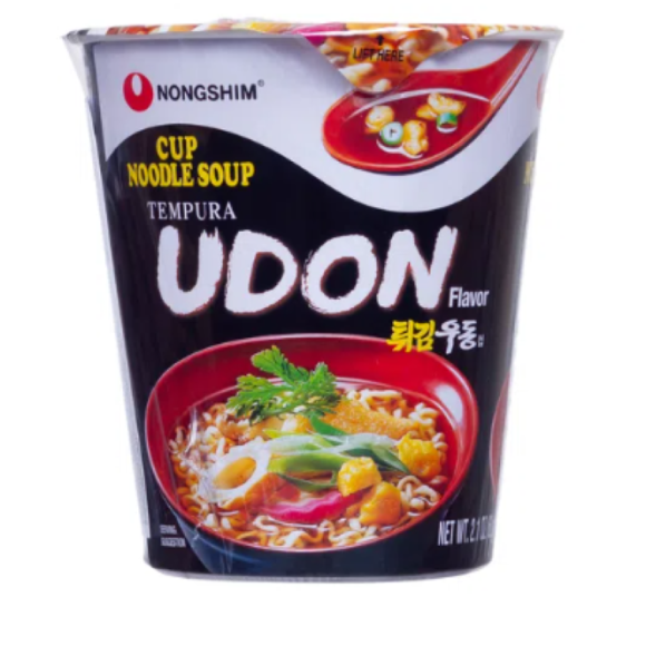 NONG SHIM UDON TEMPURA CUP NOODLE SOUP 62G