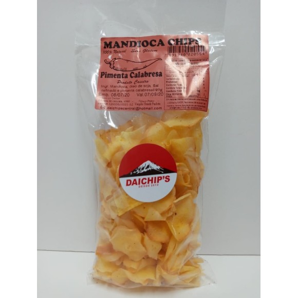 YUDI MANDIOCA CHIPS PIMENTA CALABRESA 120G