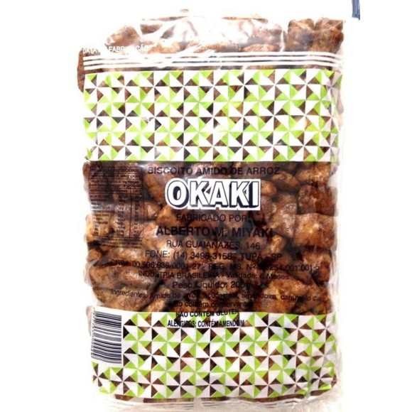 BISCOITO DE AMIDO DE ARROZ OKAKI 200G