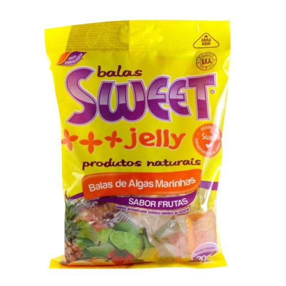 BALAS DE ALGAS MARINHAS SWEET JELLY, 200G