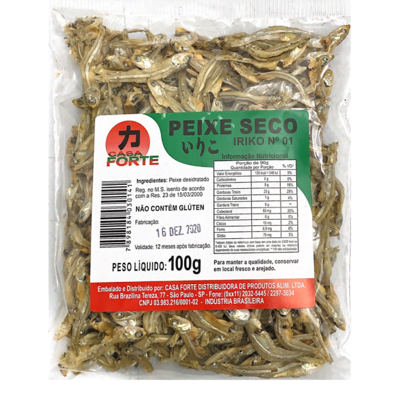 IRIKO PEIXE SECO N.1 100G