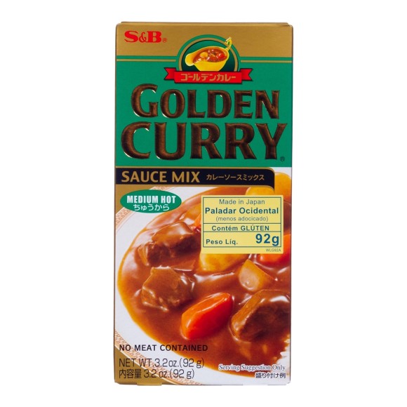 GOLDEN CURRY CHUKARA S&B, 92G