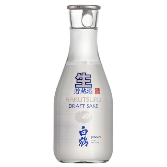 HAKUTSURU JUNMAI DRAFT SAKE 300ML