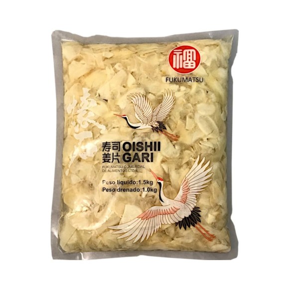 GENGIBRE EM CONSERVA OISHII GARI FUKUMATSU 1KG